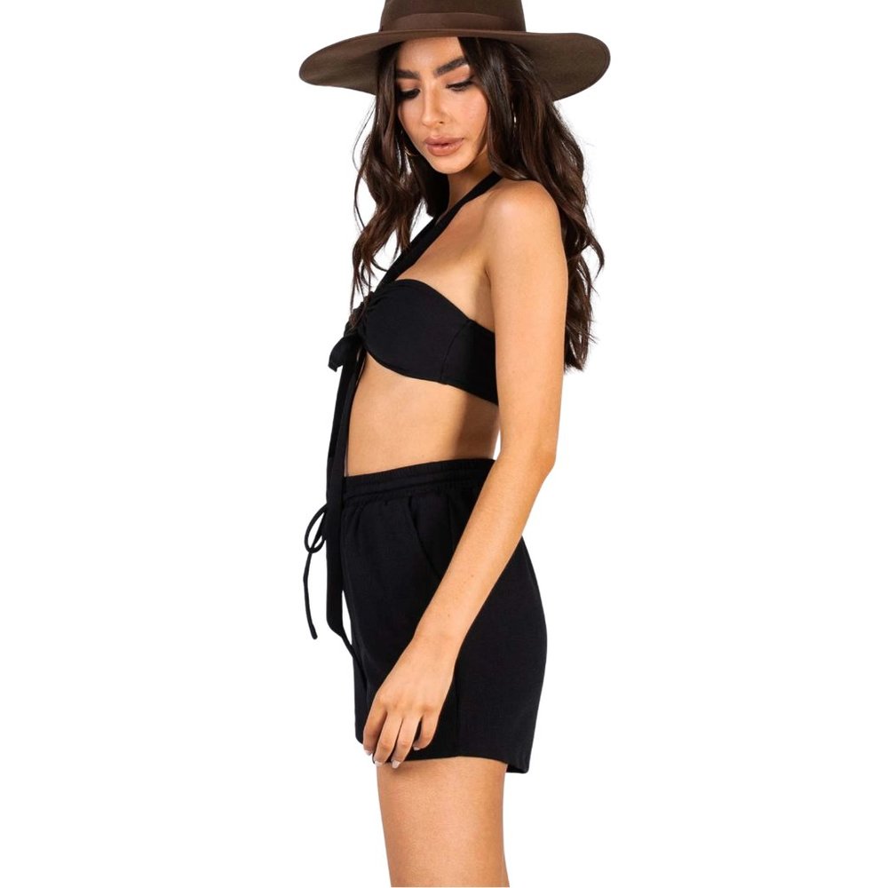 NEW Princess Polly Astrid Shorts Black SZ 8 - Picture 5 of 13